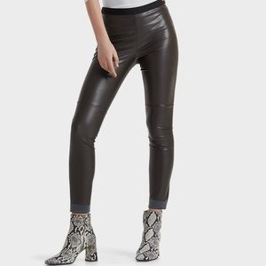 Marc Cain designer leather leggings